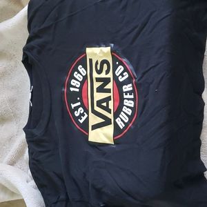 Vans loose fit crop top